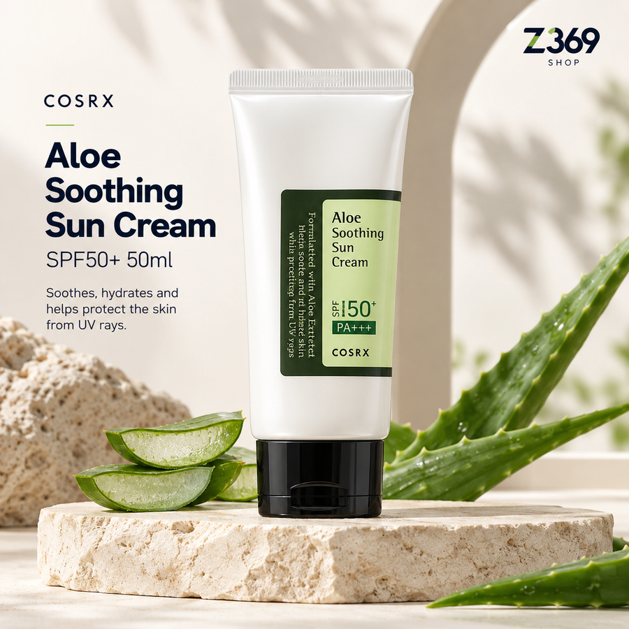 COSRX Aloe Soothing Sun Cream SPF50+ 50ml - Z369 SHOP